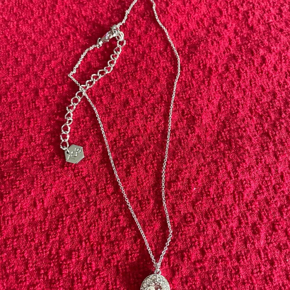 Swarovski Silver Minimalist Necklace